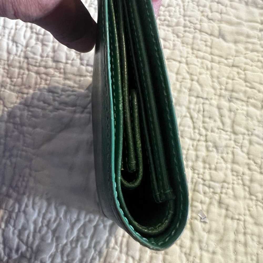 LV green epi wallet - vintage - image 7