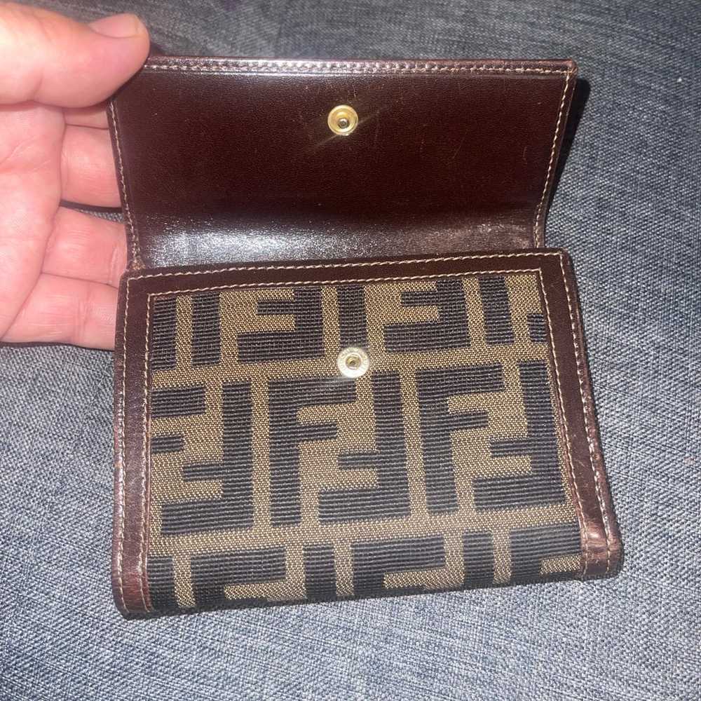 Vintage fendi Zucca wallet - image 2