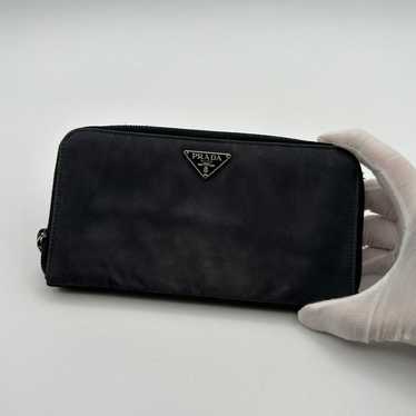 Prada Nylon Zip Around Wallet