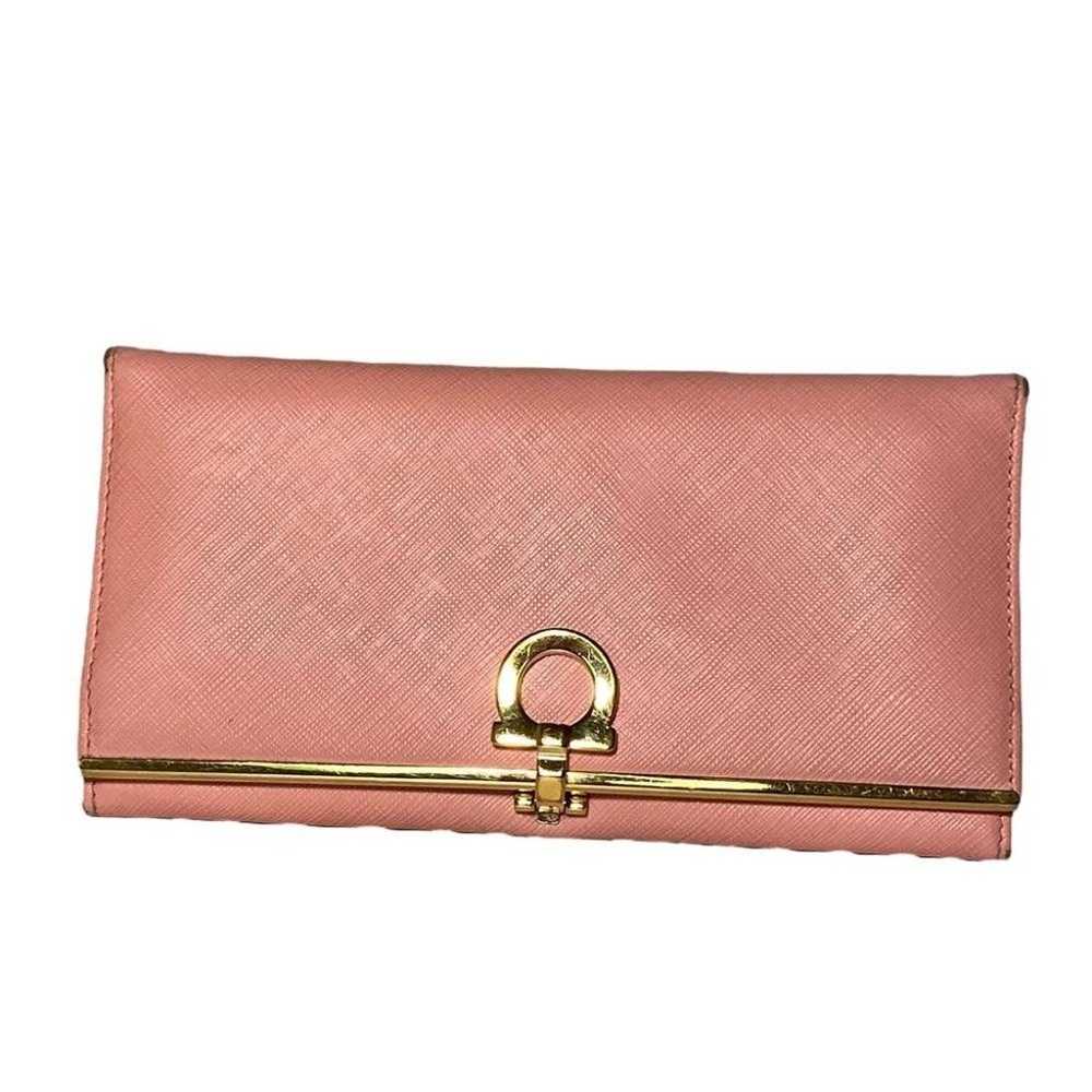 Vintage Ferragamo Rare Pink Wallet - image 2