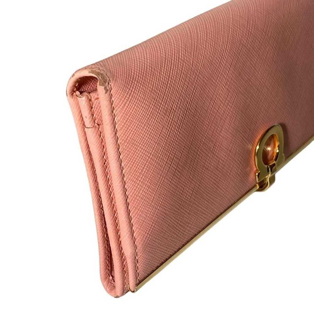 Vintage Ferragamo Rare Pink Wallet - image 4