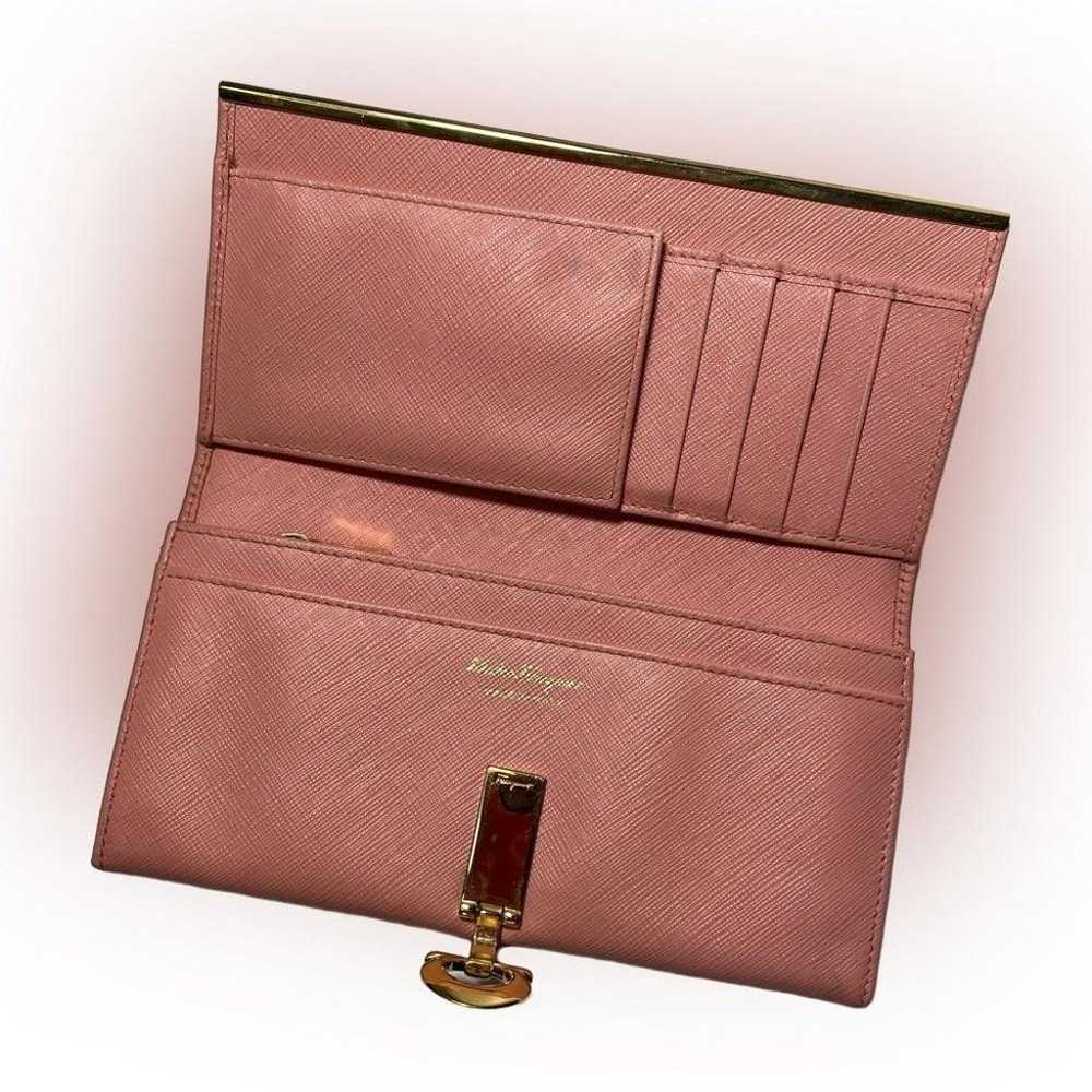 Vintage Ferragamo Rare Pink Wallet - image 6