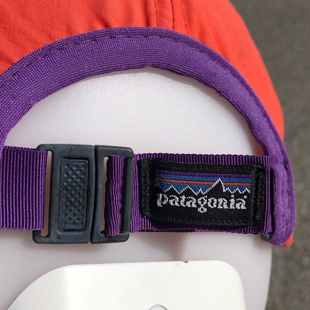 Rare Early 90’s Vtg Patagonia Neon Orange 5-Panel… - image 12