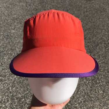 Rare Early 90’s Vtg Patagonia Neon Orange 5-Panel… - image 1