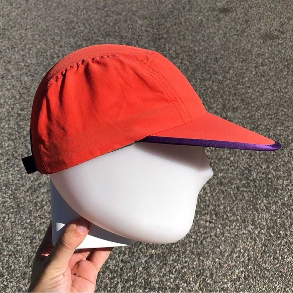 Rare Early 90’s Vtg Patagonia Neon Orange 5-Panel… - image 3