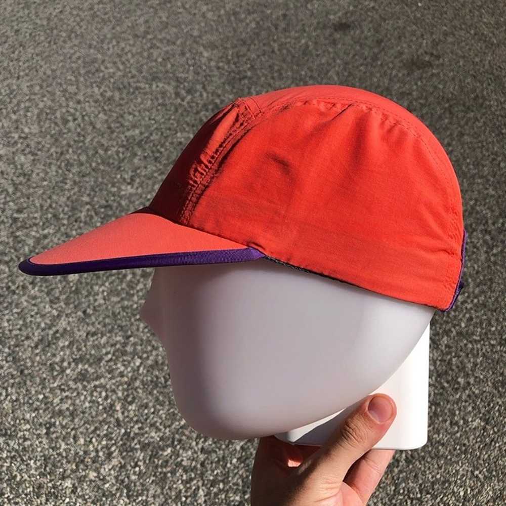 Rare Early 90’s Vtg Patagonia Neon Orange 5-Panel… - image 4