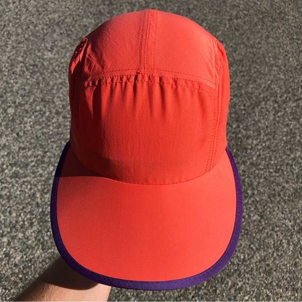 Rare Early 90’s Vtg Patagonia Neon Orange 5-Panel… - image 5