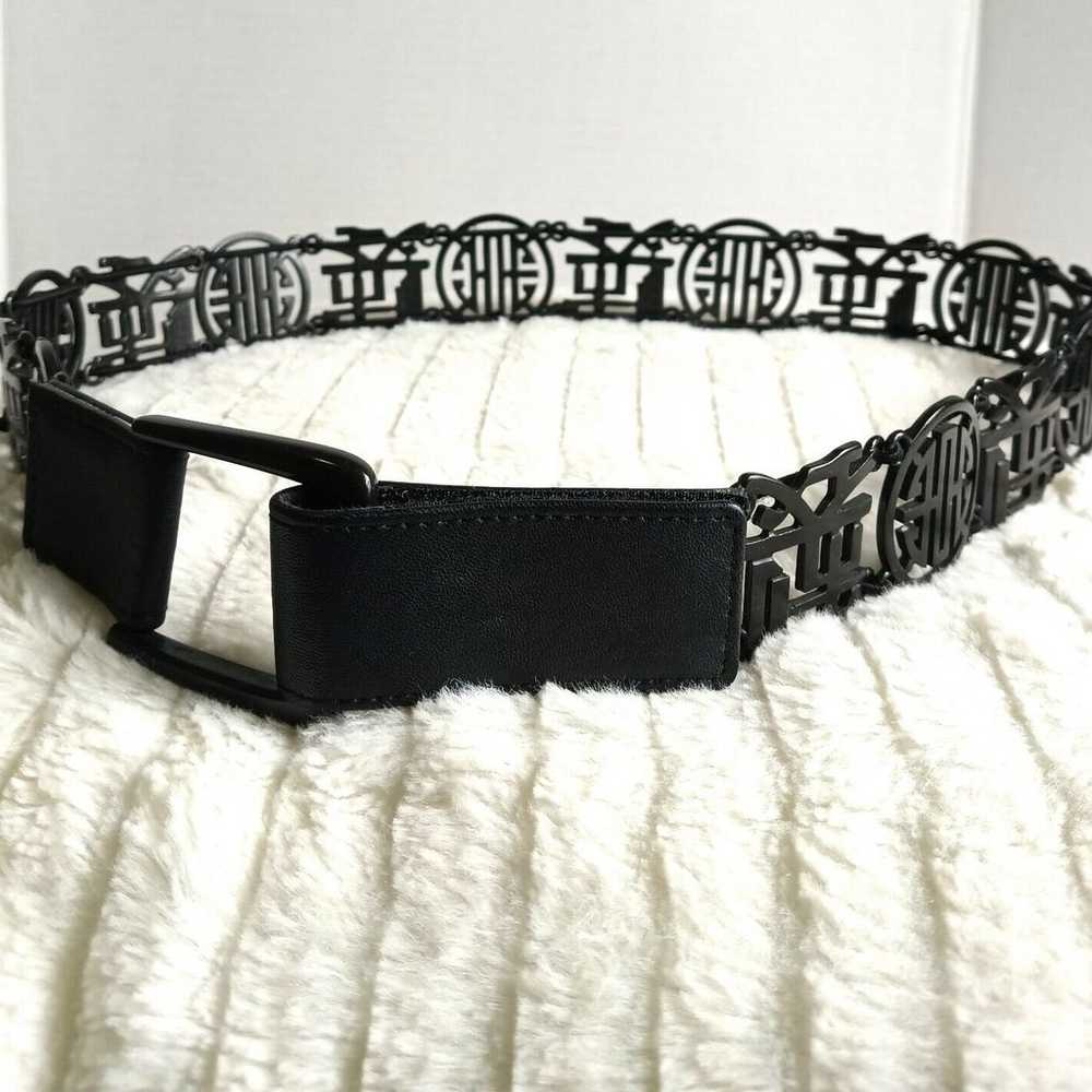 Suzi Roher Canada Designer Black Metal leather As… - image 6