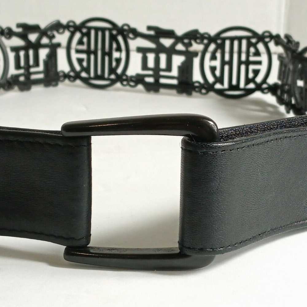 Suzi Roher Canada Designer Black Metal leather As… - image 9