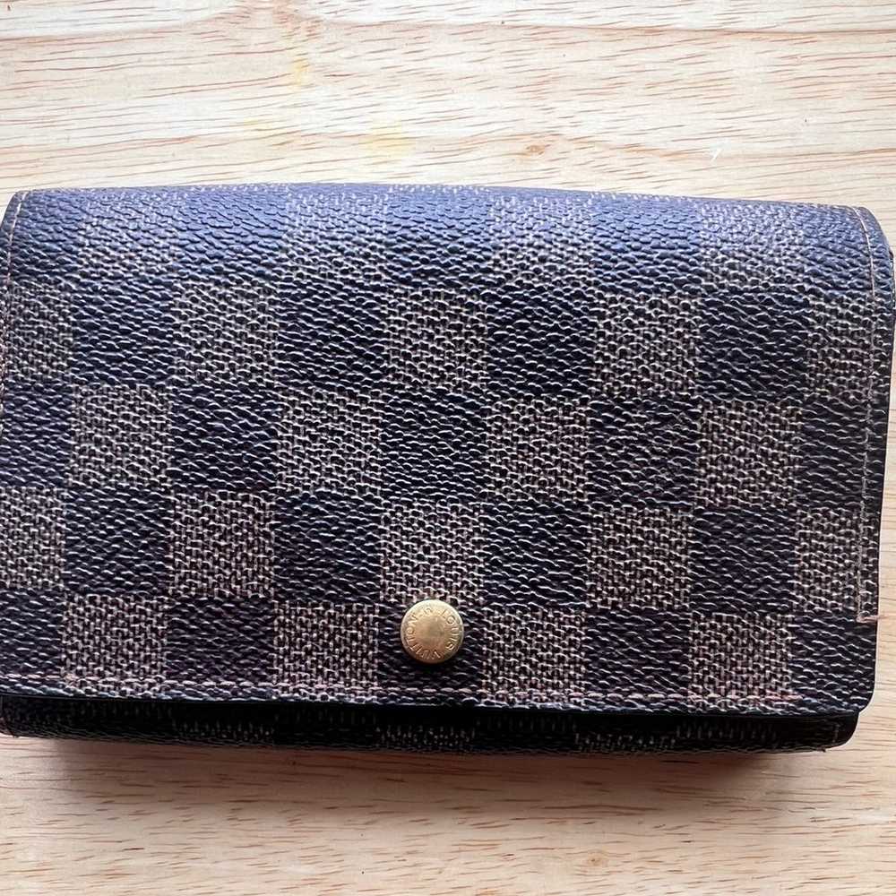 VINTAGE Louis Vuitton monogram wallet damier - image 1