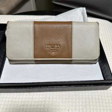 Vintage  Authentic Prada Milano Long Wallet With … - image 1