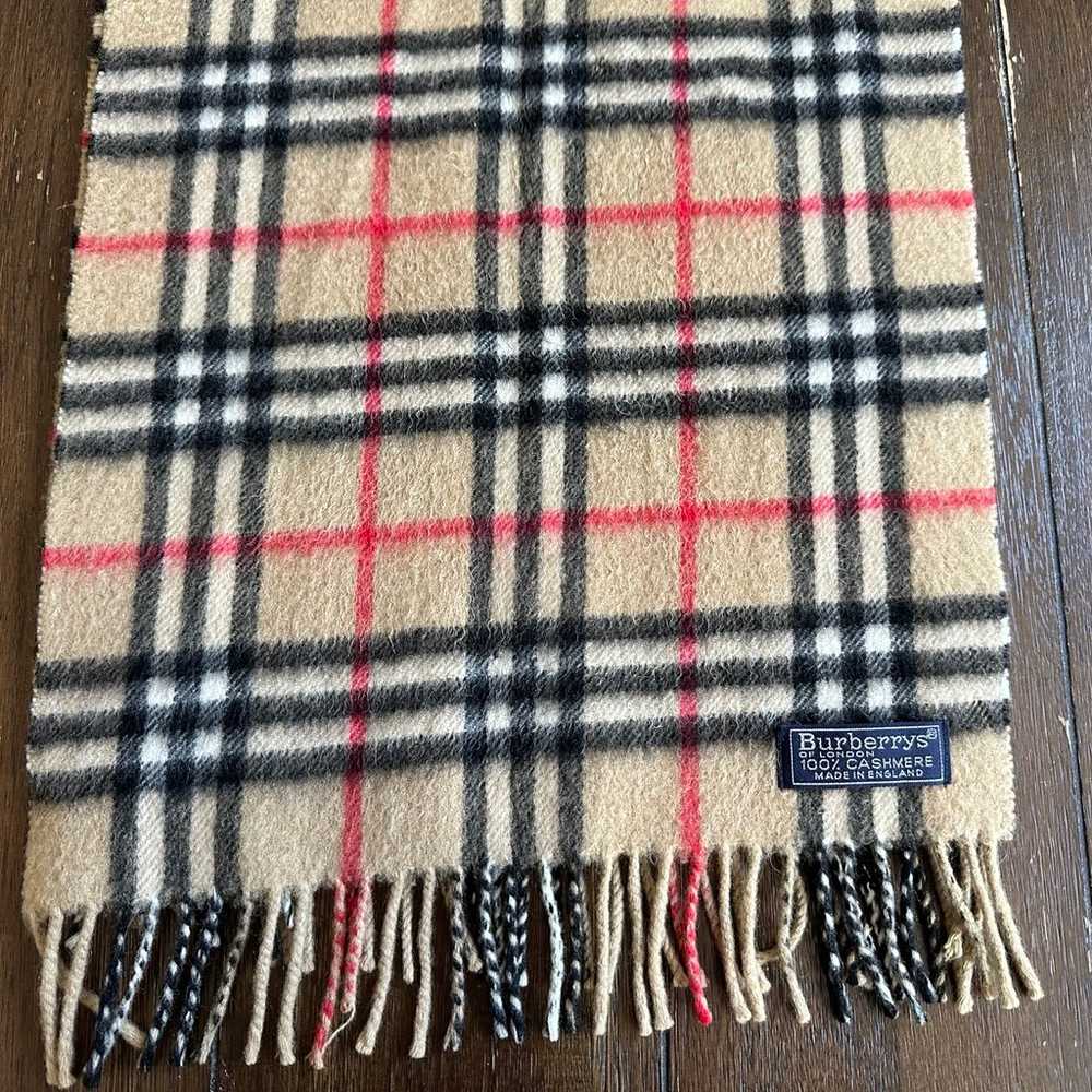 Vintage Burberry nova check scarf - image 11