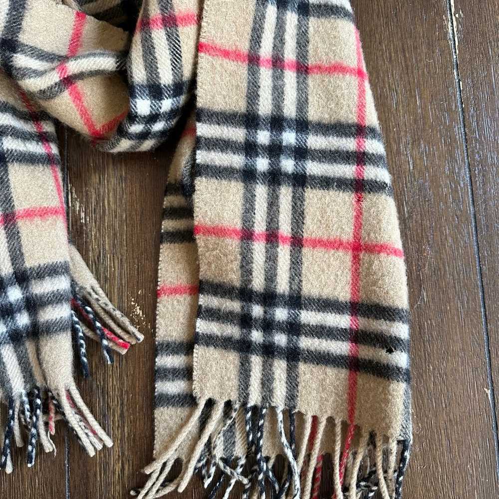 Vintage Burberry nova check scarf - image 7