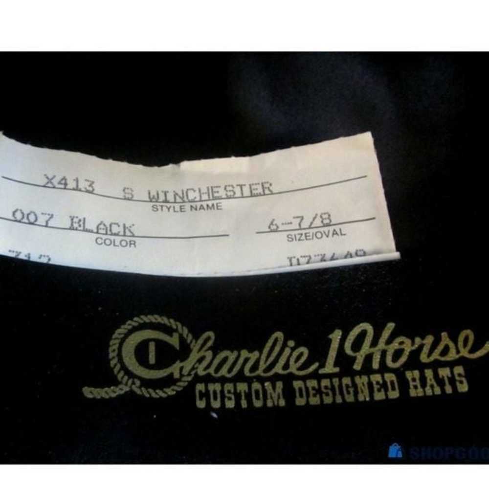 CHARLIE 1 HORSE Vintage "Winchester" Black Felt H… - image 6