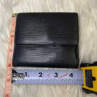 Louis Vuitton Black Epi Wallet