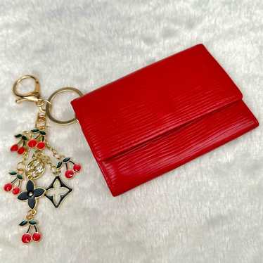 Vintage Louis Vuitton Red Epi Leather 6 deals Key Holder