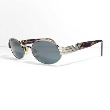 Emporio Armani 1997 Vintage Gunmetal Eagle Sunglas