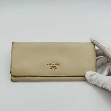 Prada Long Saffiano Leather Wallet