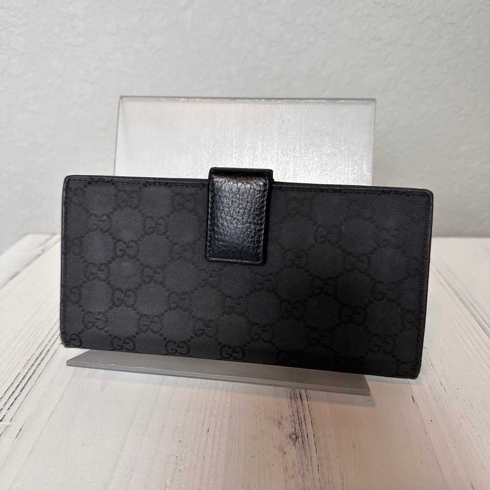 Gucci Monogram Eclipse Continental Wallet - image 3