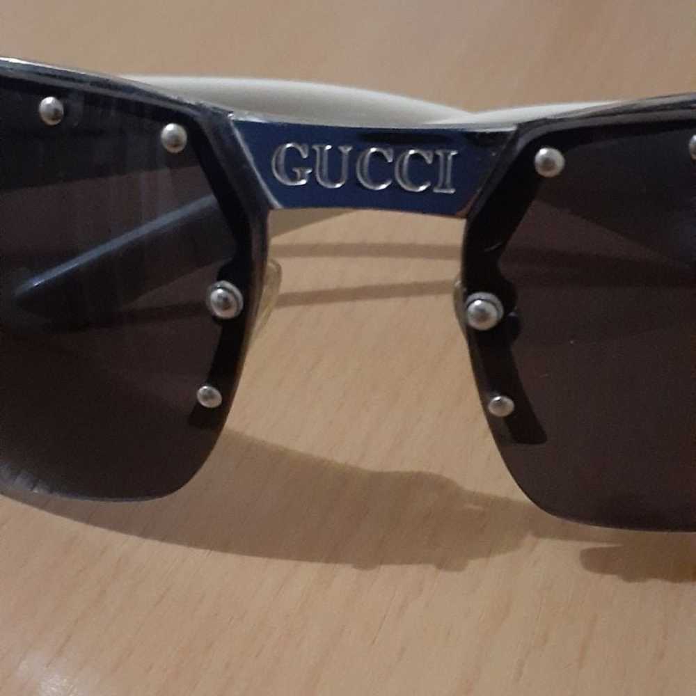 GUCCI VINTAGE SHIELD SUNGLASSES - image 10