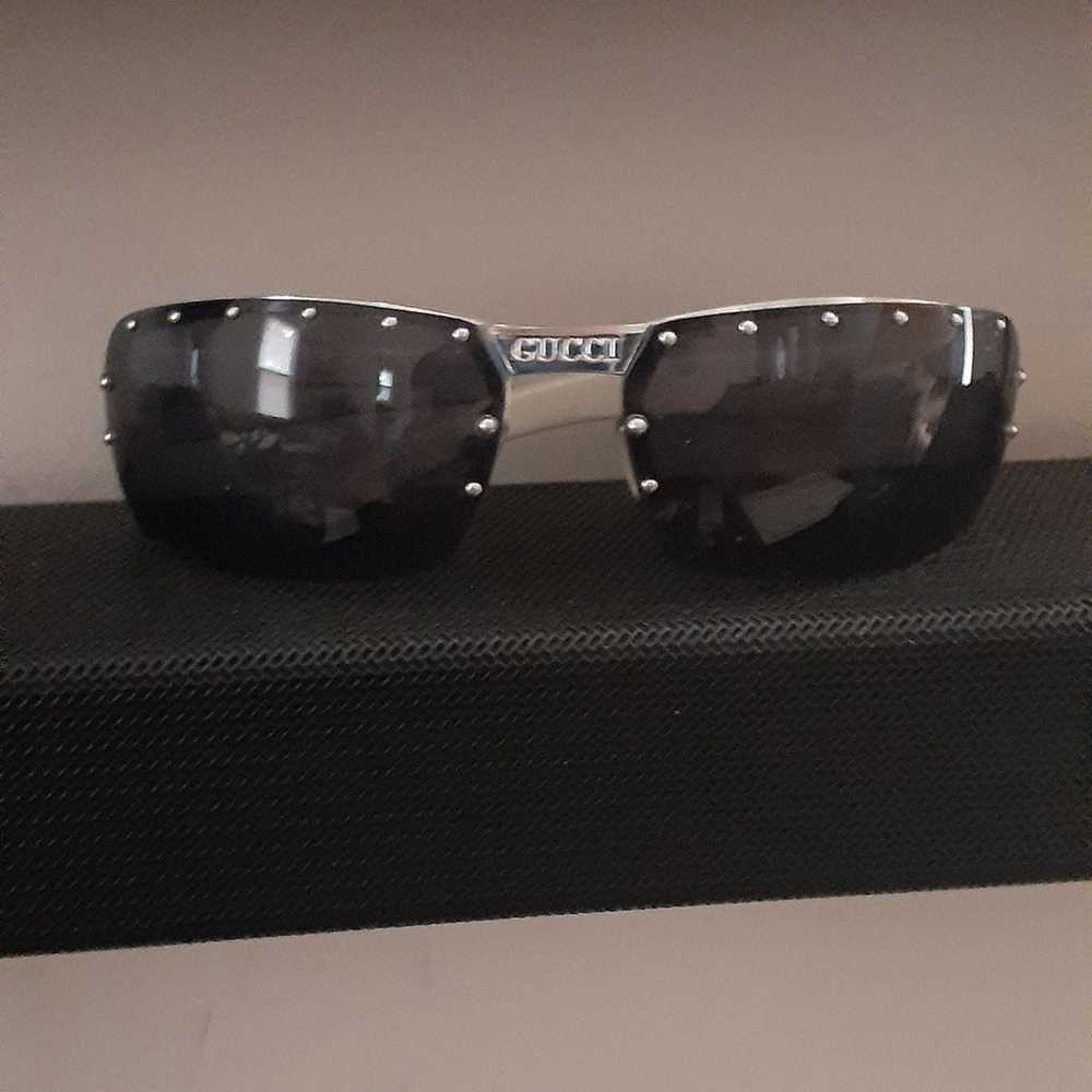 GUCCI VINTAGE SHIELD SUNGLASSES - image 3