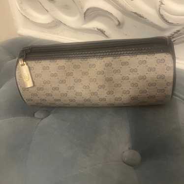 Gucci navy small gg clutch