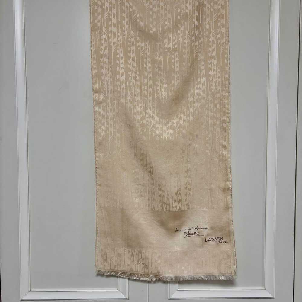 Rare Item Super Beautiful LANVIN Vintage Scarf Mu… - image 6