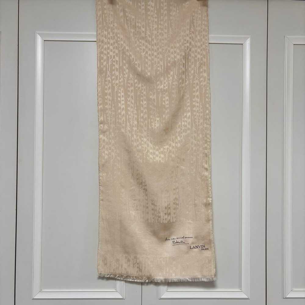 Rare Item Super Beautiful LANVIN Vintage Scarf Mu… - image 7