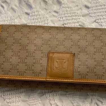 Celine Paris macadam vintage wallet Authentic