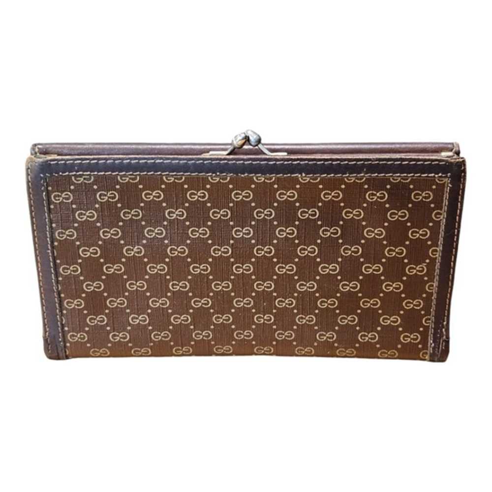 Gucci Vintage Brown Beige Wallet - image 9