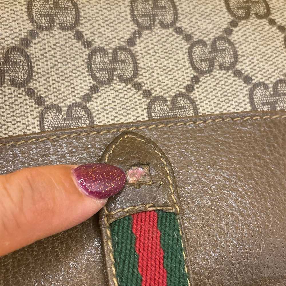 Gucci monogram vintage wallet - image 11