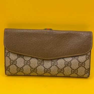 Gucci monogram vintage wallet - image 1