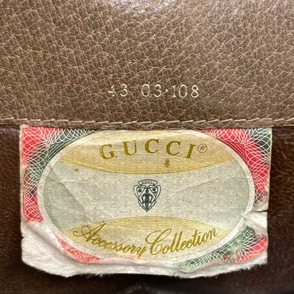 Gucci monogram vintage wallet - image 5