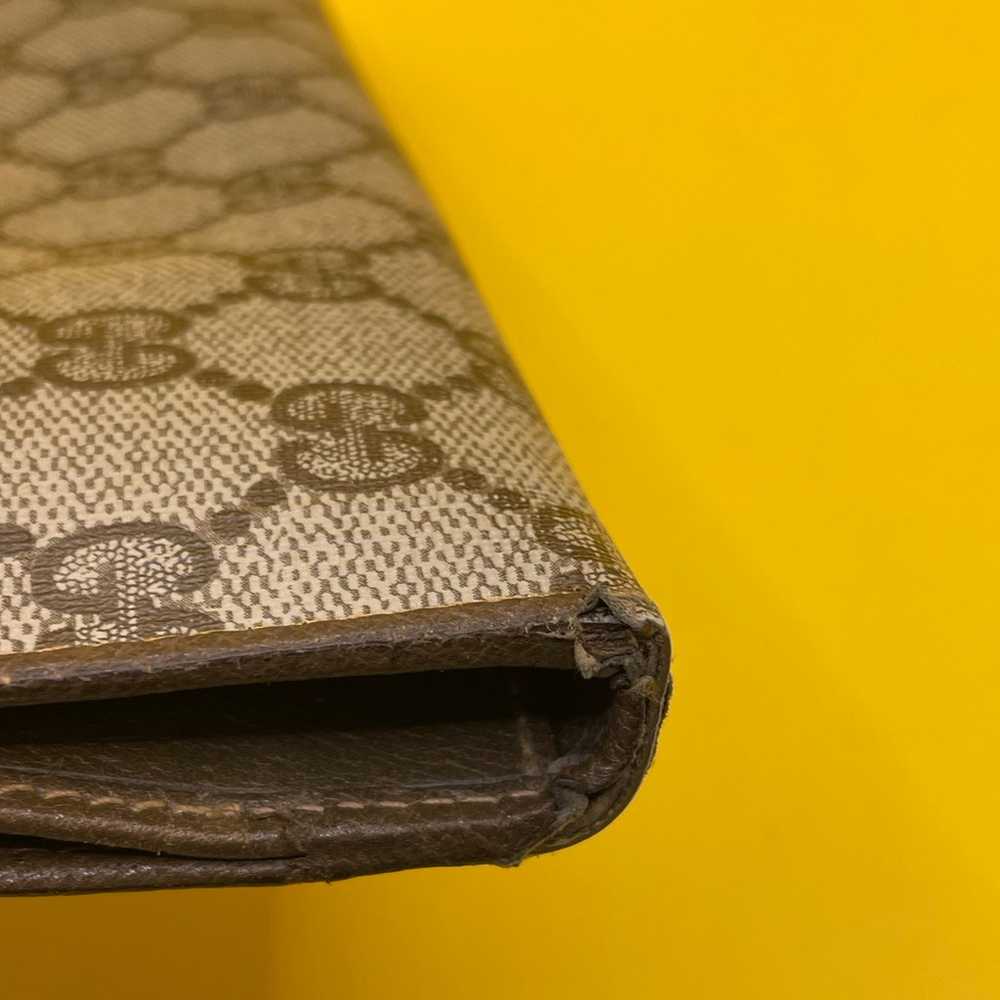 Gucci monogram vintage wallet - image 9