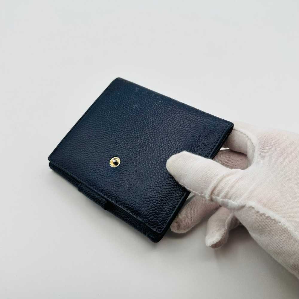 Chanel Pebbled CC leather Wallet - image 3