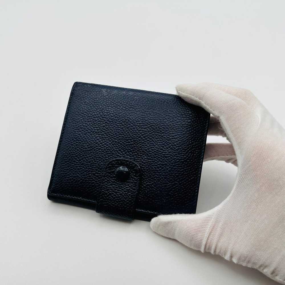 Chanel Pebbled CC leather Wallet - image 4