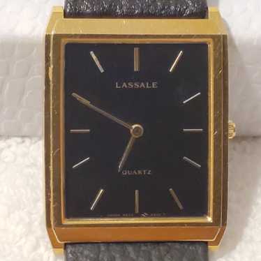 Vintage Seiko Lassale Womens Gold Plated Watch 7 J