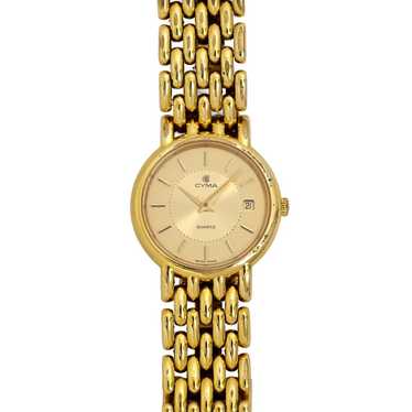 Cyma Gold Plated Ladies Wrist Watch 23.5mm Swiss M