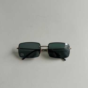 小物 00 y2k GUCCI sunglasses archive rimless Gucci Y2K Green Gradient Sunglasses – Vintage by Misty