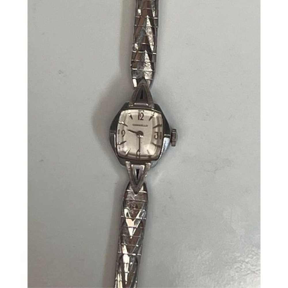 Vtg Working Caravelle By Bulova Stainless Face w/… - image 1