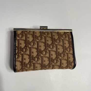 Dior vintage trotter kiss-lock coin purse - image 1