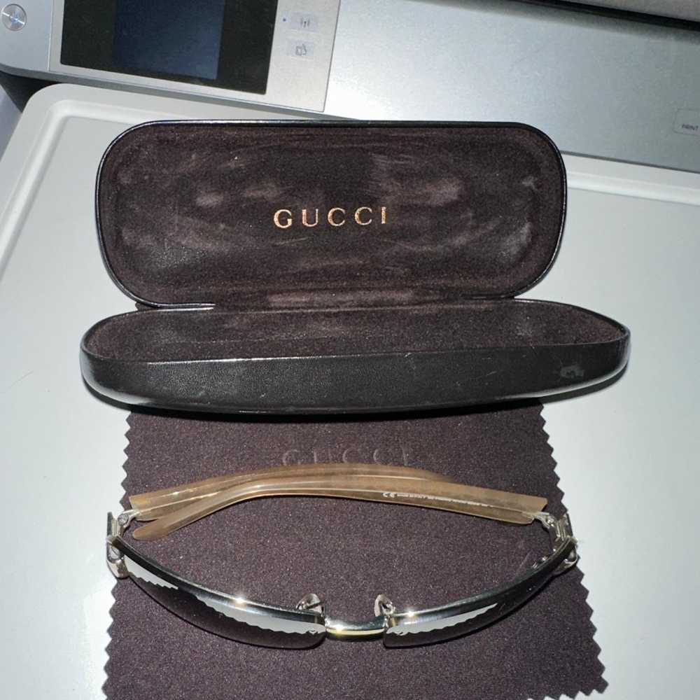 Gucci Vintage Havana GG Monogram Sunglasses 1799 - image 2