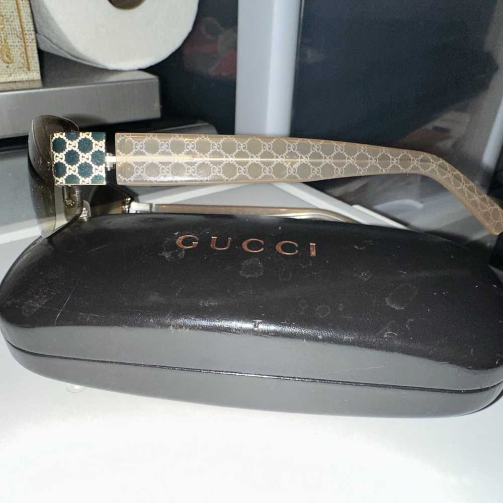 Gucci Vintage Havana GG Monogram Sunglasses 1799 - image 3