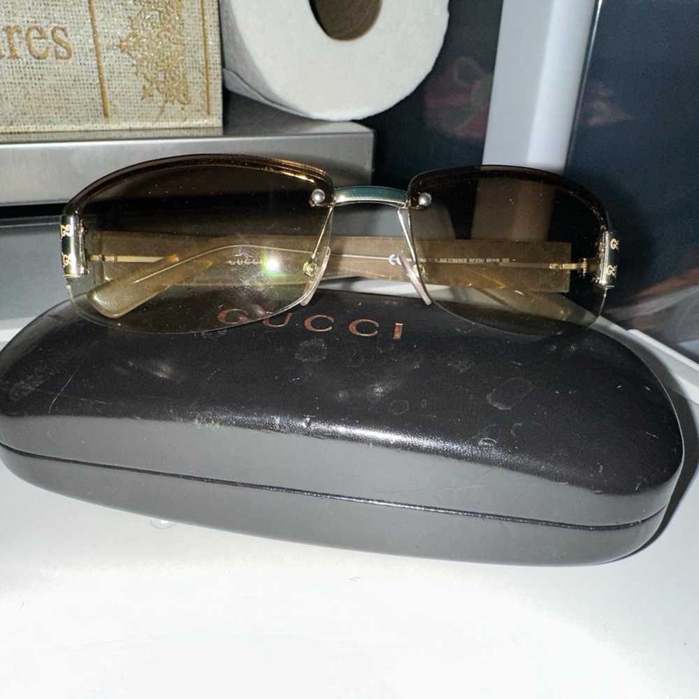 Gucci Vintage Havana GG Monogram Sunglasses 1799 - image 7