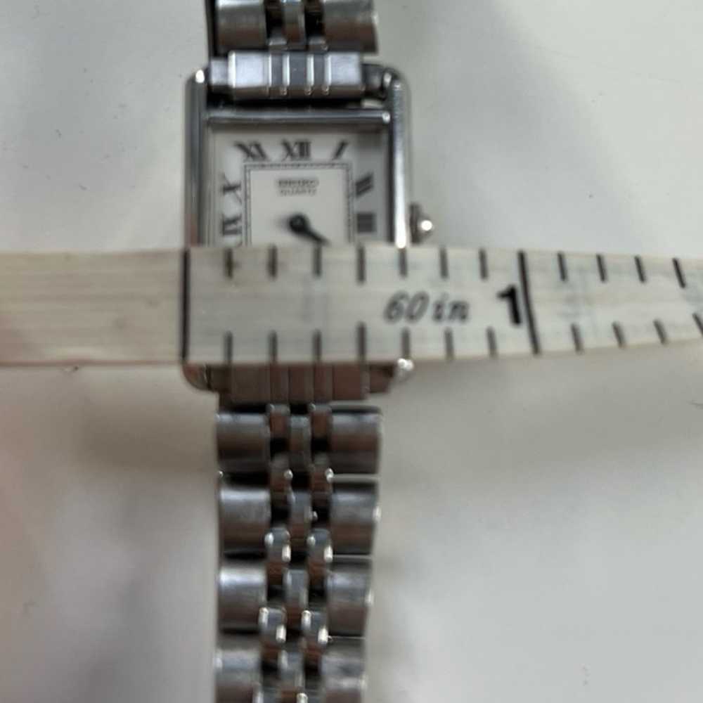 RARE Classic Seiko Petite Tank Minimalist Vintage… - image 10