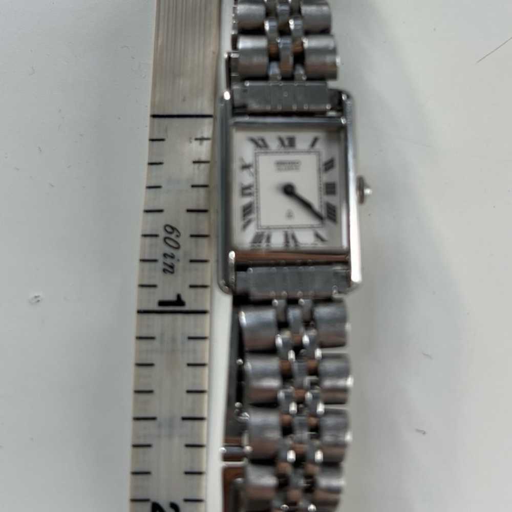 RARE Classic Seiko Petite Tank Minimalist Vintage… - image 11