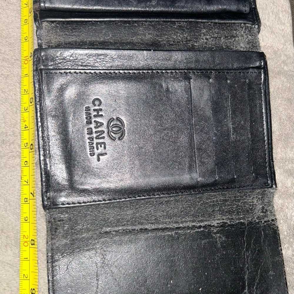 Vintage Chanel genuine Lambskin bifold wallet - image 8