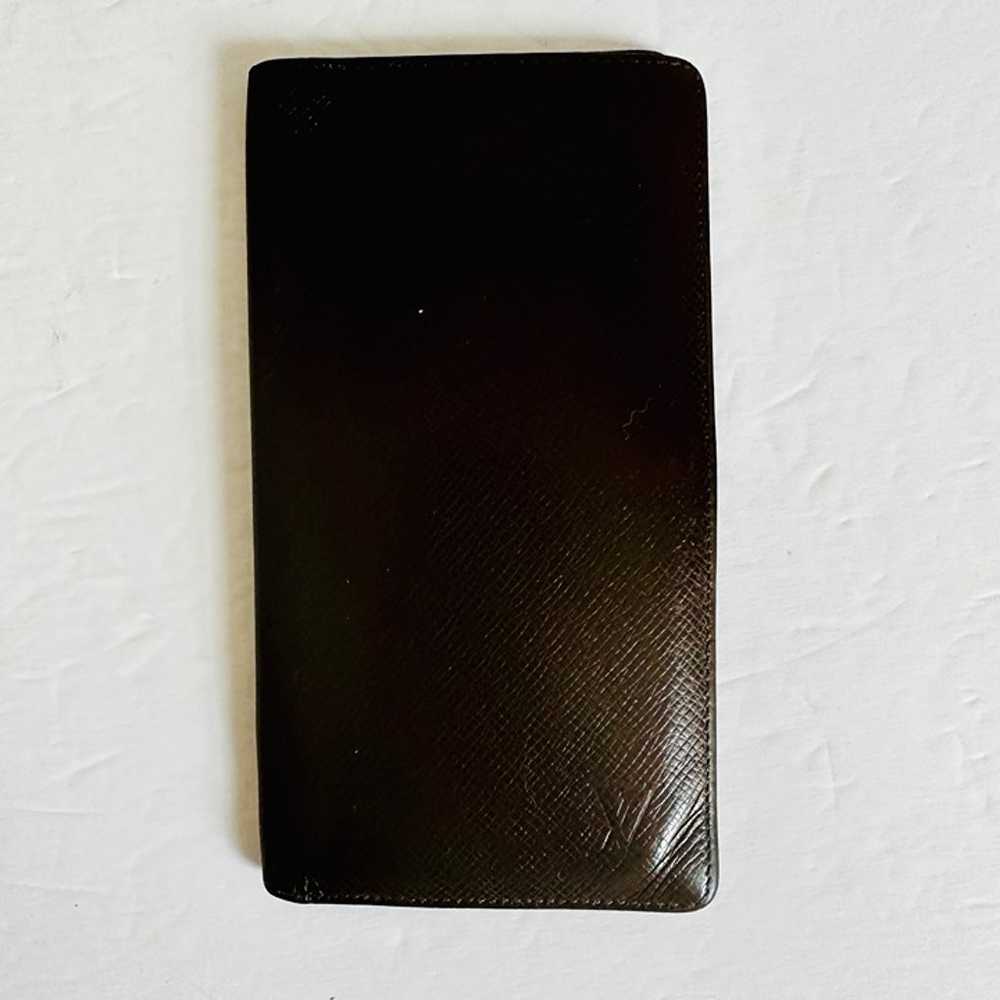 AUTHENTIC LOUIS VUITTON TAIGA LEATHER LONG BIFOLD… - image 1