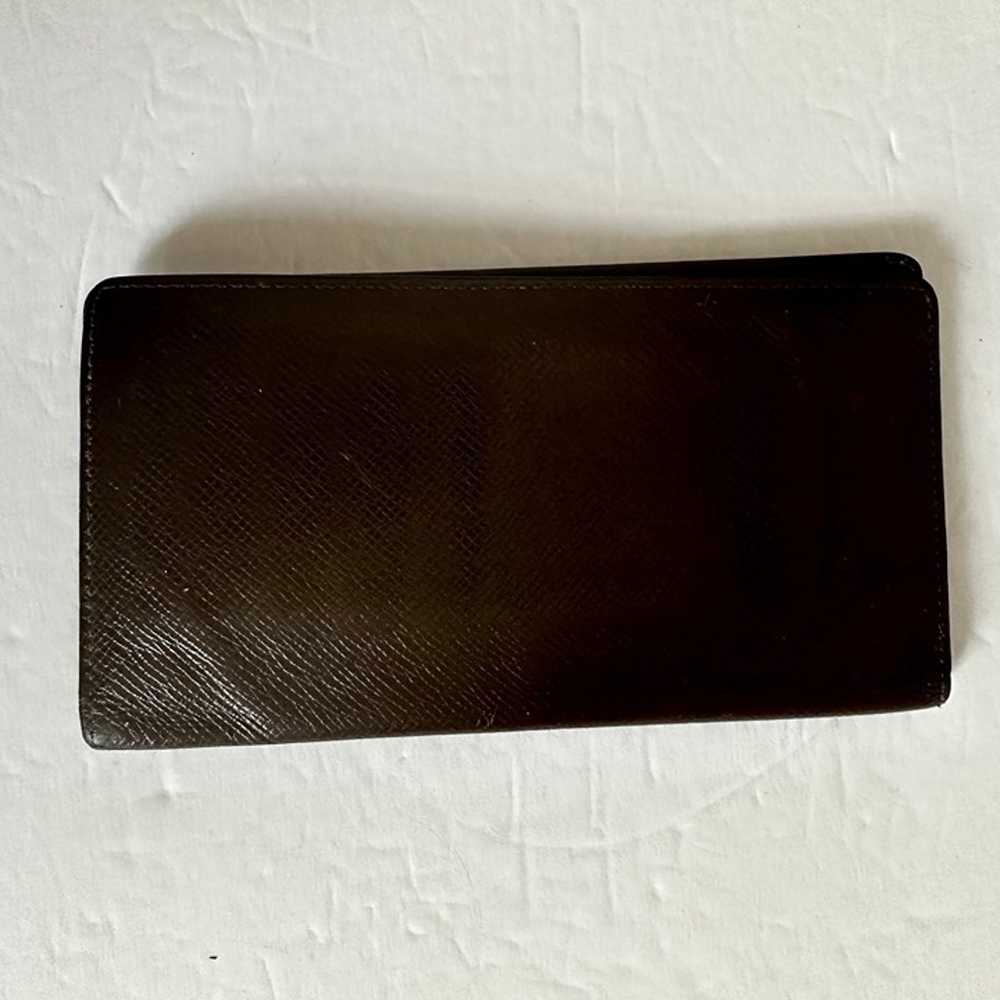 AUTHENTIC LOUIS VUITTON TAIGA LEATHER LONG BIFOLD… - image 4