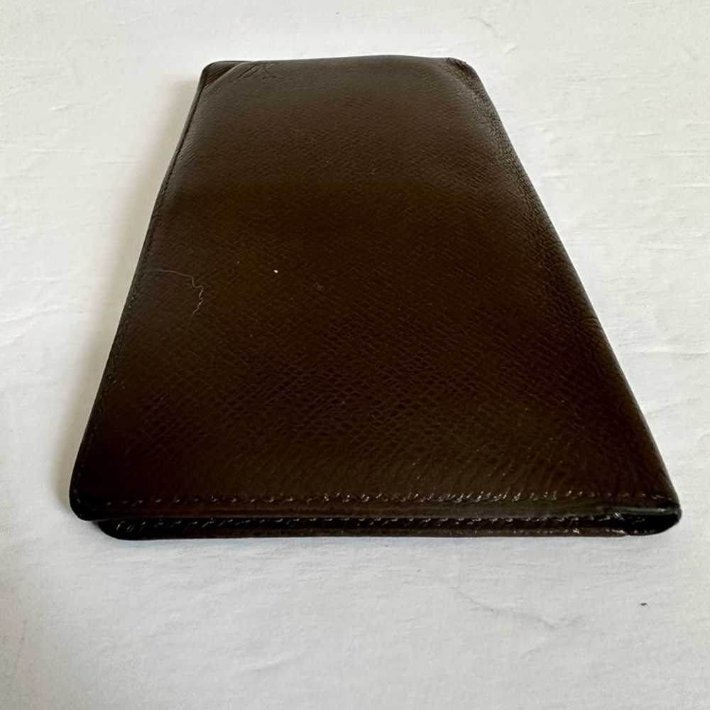 AUTHENTIC LOUIS VUITTON TAIGA LEATHER LONG BIFOLD… - image 7